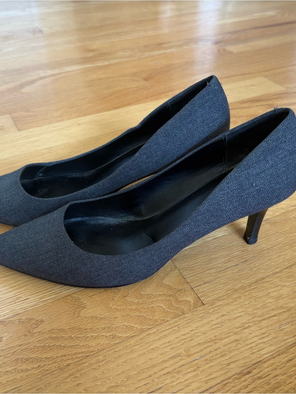 Nine West Women's Pointed-Toe Pumps in Charcoal